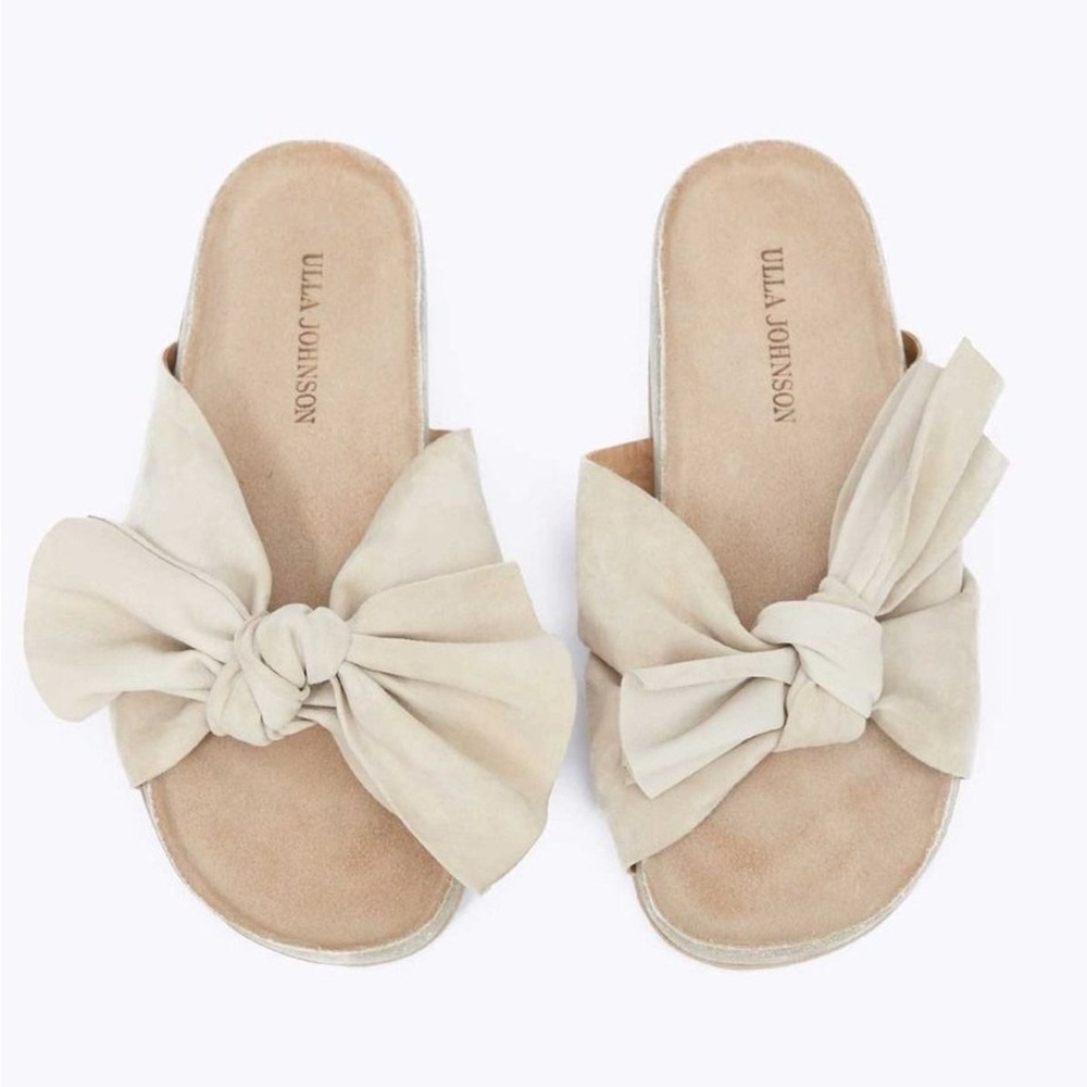 Ulla Johnson Ingrid Slide in Taupe, 8